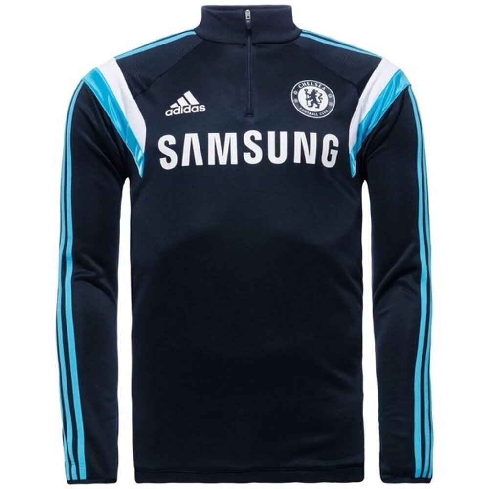 Adidas Chelsea Mens SS Home 2015/16 Track Top Navy/Blue